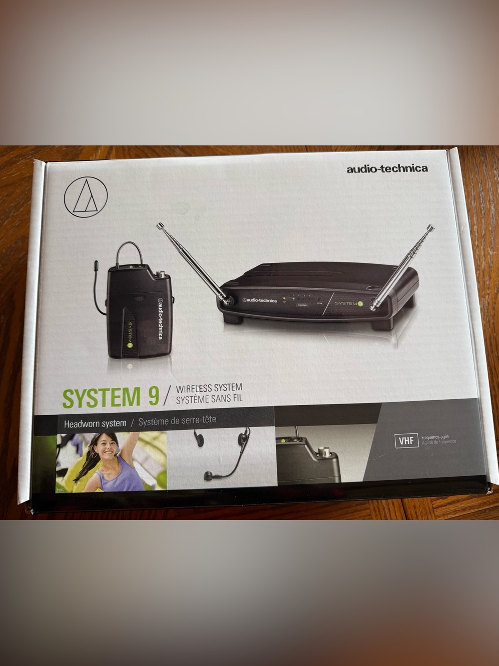 Audio-Technica System 9 Wireless VHF Headworn System - Black